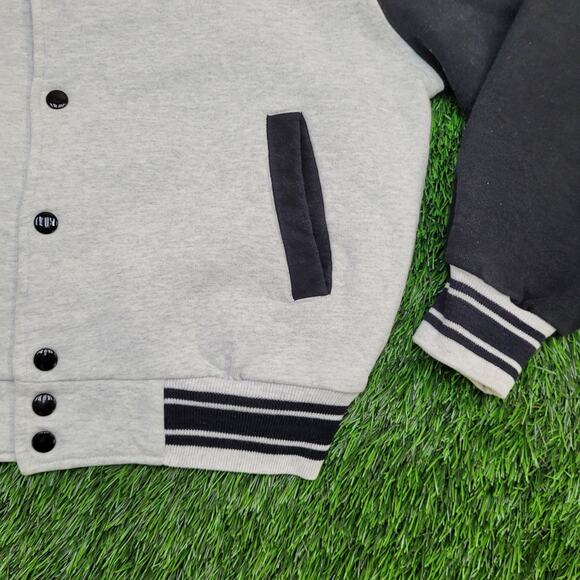 Vintage Fruit-Of-The-Loom Blank Jacket Medium 22x22 Varsity - Picture 10 of 12